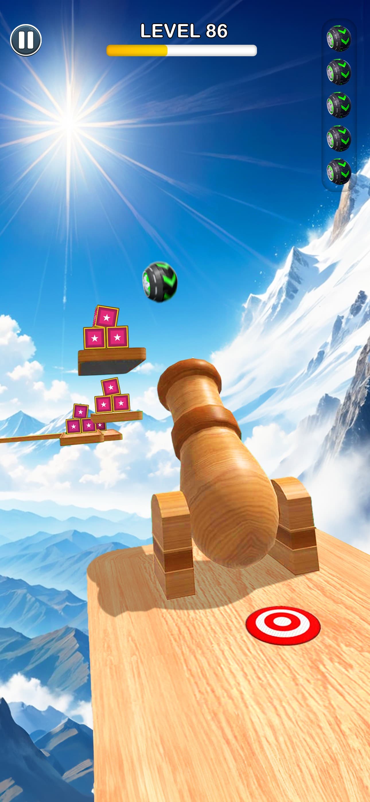 Rolling Ball Sky Escape screenshot 5 - screenshot