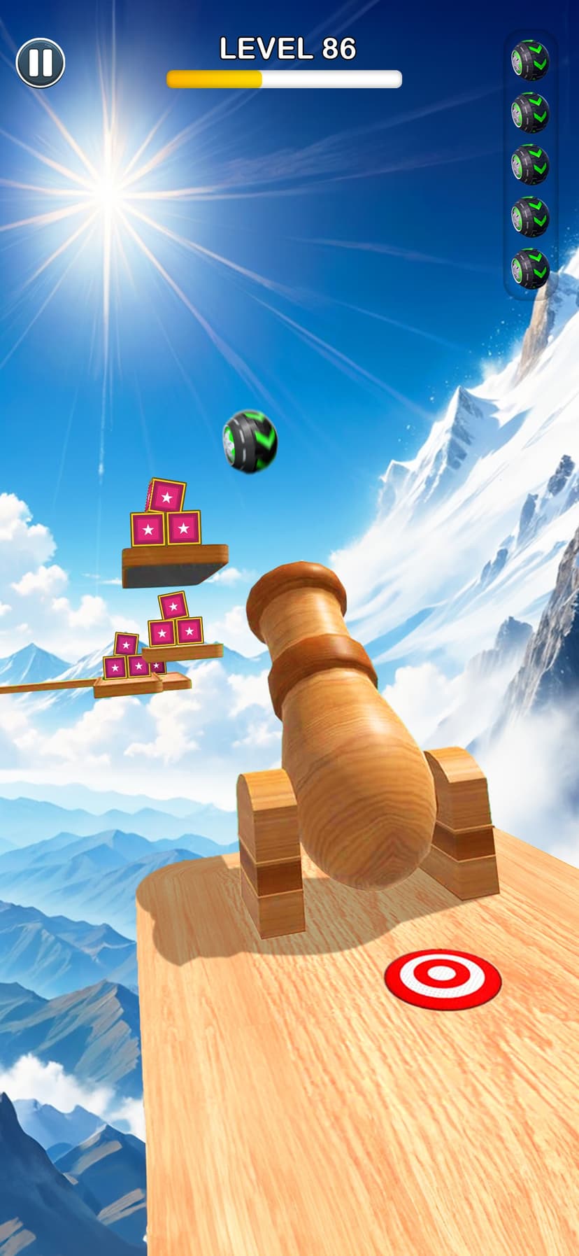 Rolling Ball Sky Escape screenshot 5 - screenshot