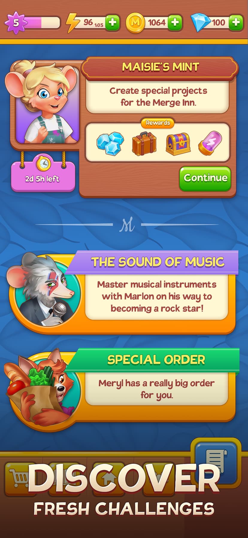 Merge Inn - Tasty Match Puzzle screenshot 7 - screenshot