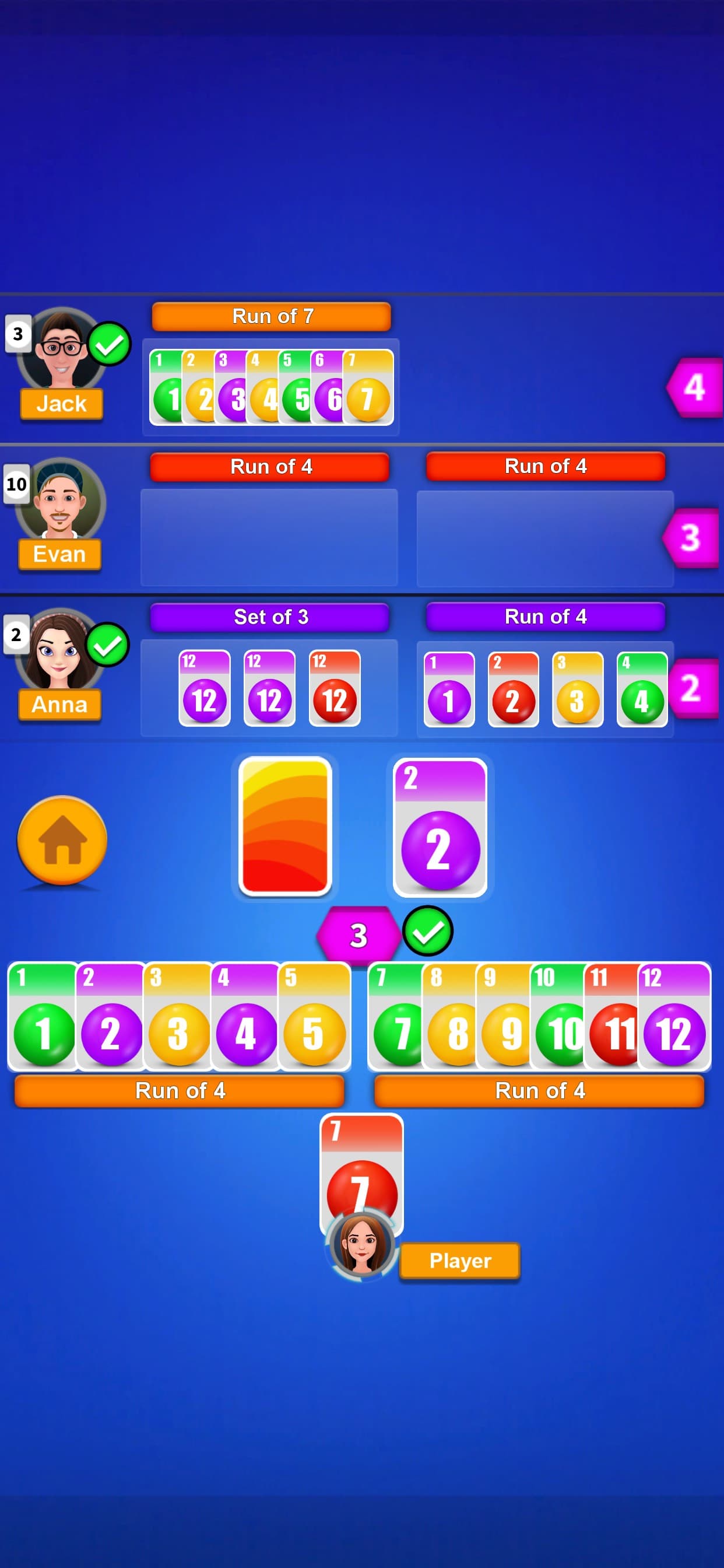 Phase rummy Classic card party screenshot 2 - screenshot