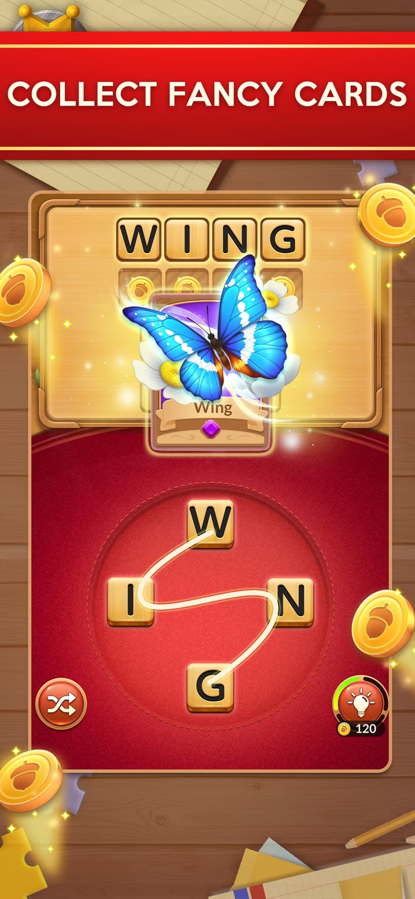 Word Card: Fun Collect Game screenshot 1 - screenshot