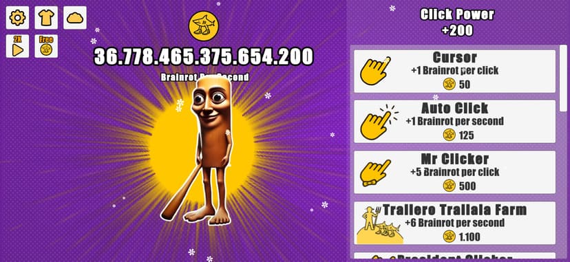 Italian Brainrot Clicker screenshot 3 - screenshot