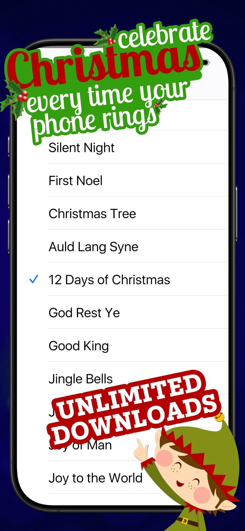 Christmas Music Ringtones screenshot 1 - screenshot