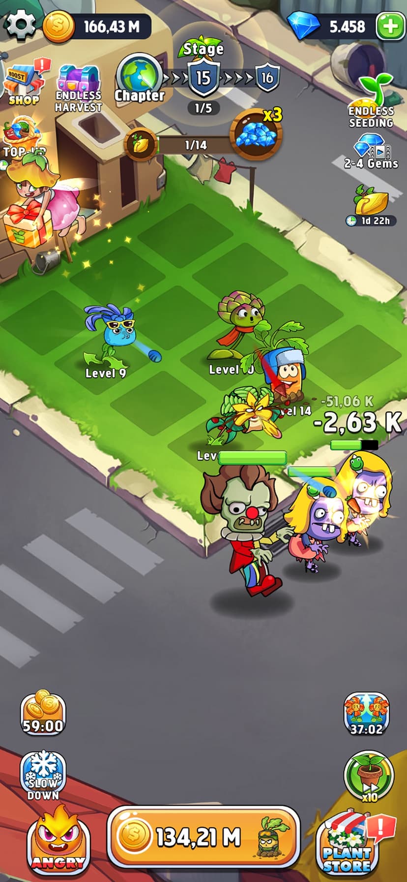 Merge Plants - Monster Defense screenshot 3 - screenshot