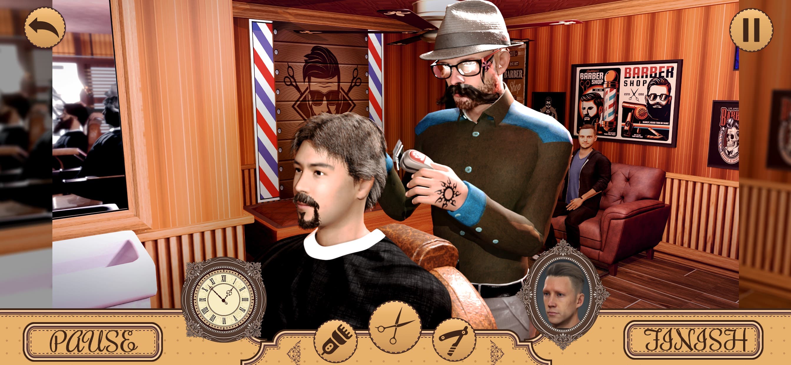 Barber games: Hair tattoo Shop screenshot 4 - screenshot