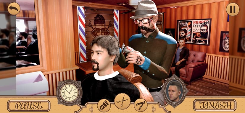 Barber games: Hair tattoo Shop screenshot 4 - screenshot