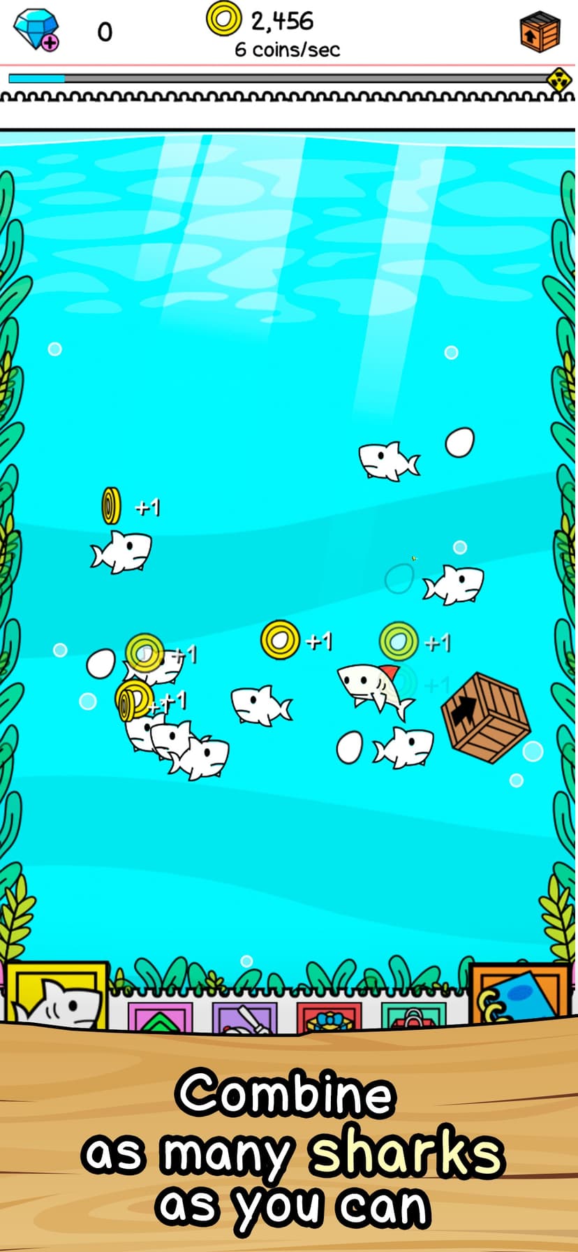Shark Evolution - Clicker Game screenshot 1 - screenshot