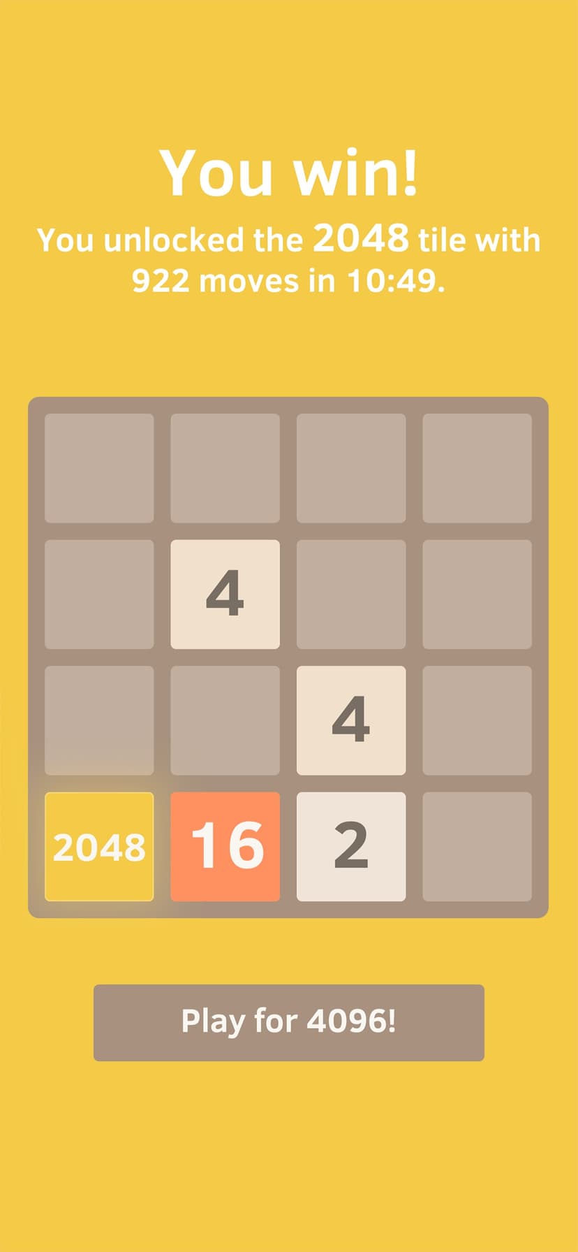 2048 by Gabriele Cirulli screenshot 3 - screenshot