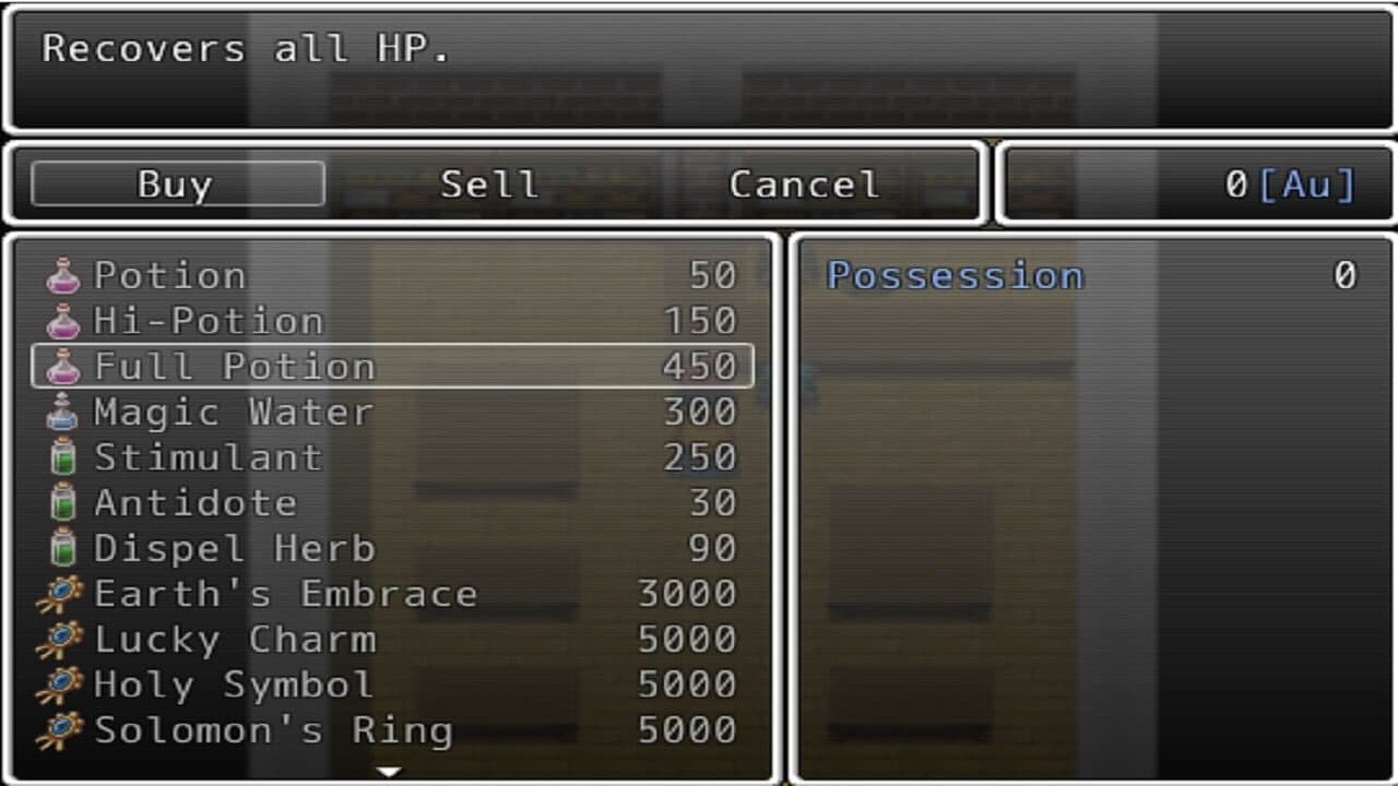 Null - screenshot