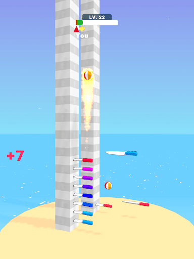 Ball Up: Knife Racing screenshot 5 - screenshot