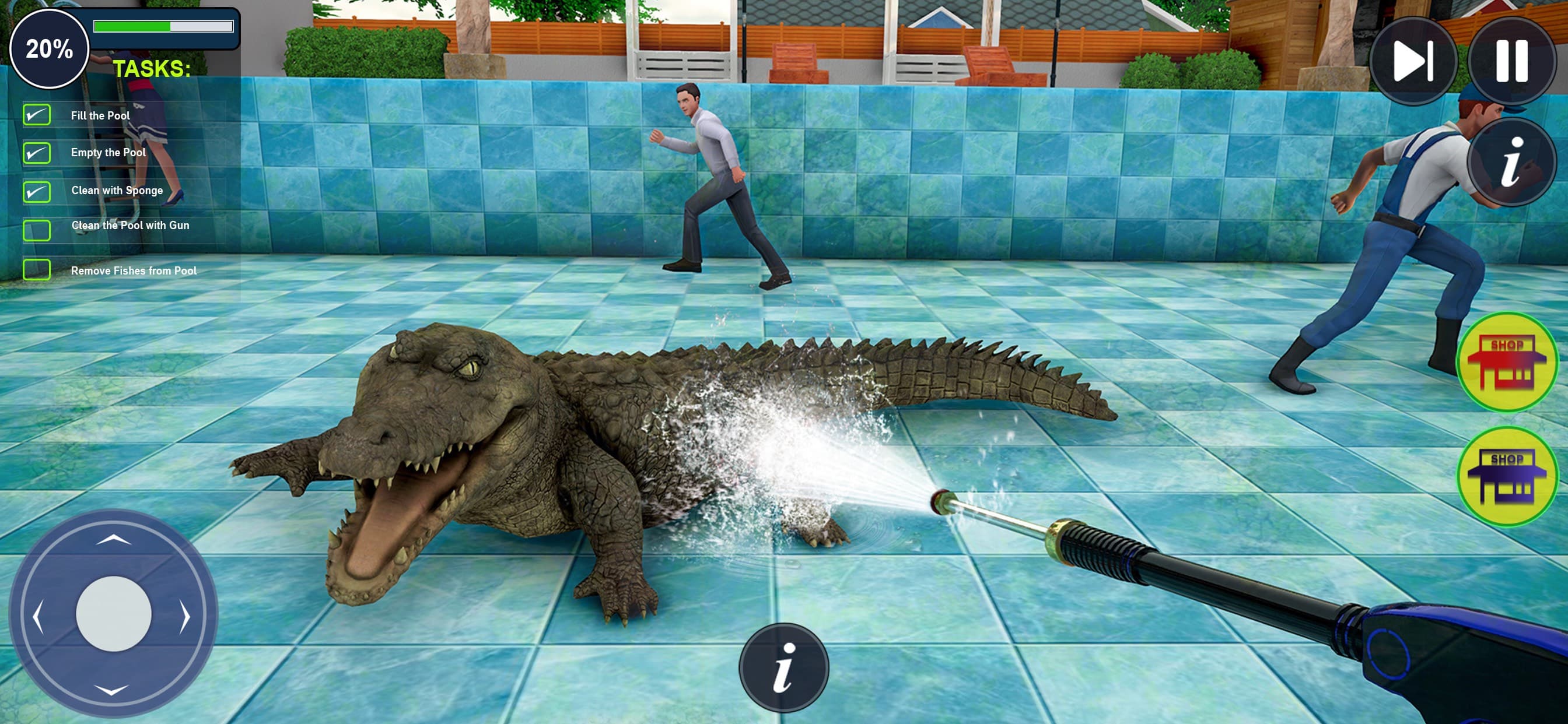 Swimming Pool Cleaning Games screenshot 5 - screenshot