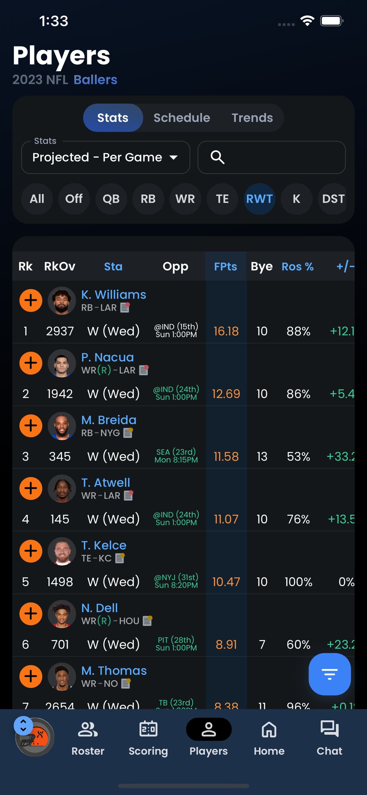 Fantrax Fantasy Sports screenshot 10 - screenshot