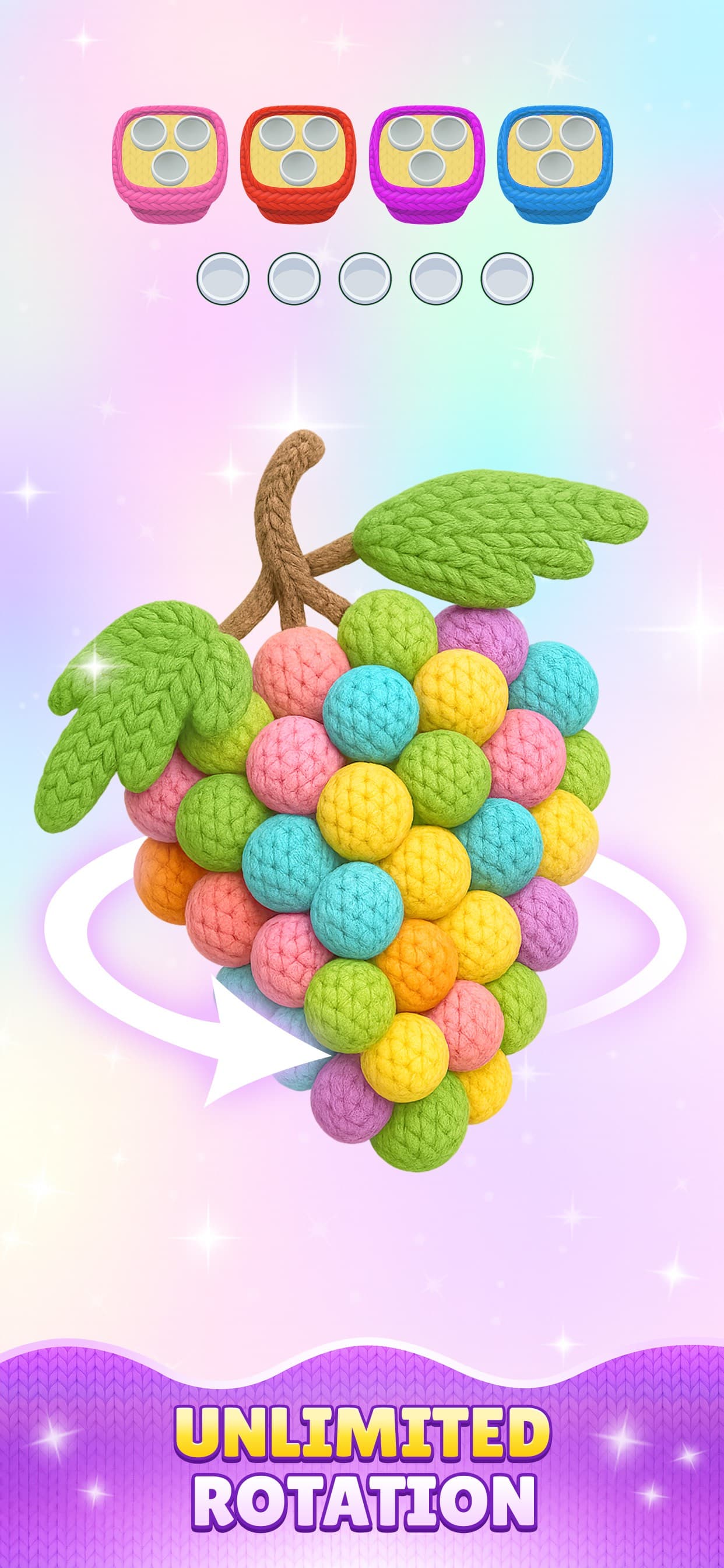 Yarn Sort 3D: Jam Puzzle screenshot 2 - screenshot