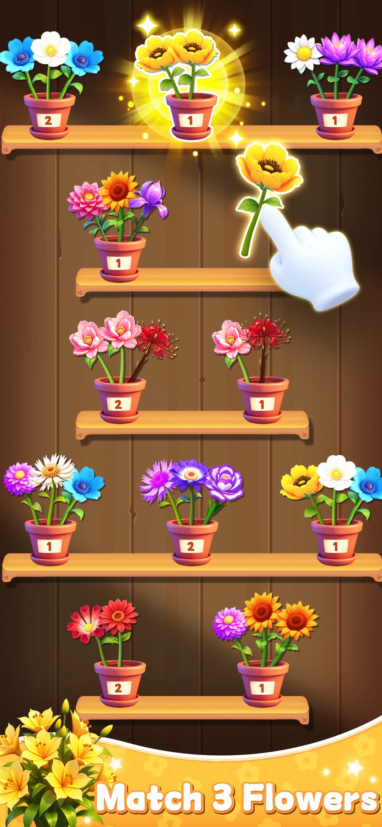 Blossom Bliss: Sort&Design screenshot 1 - screenshot