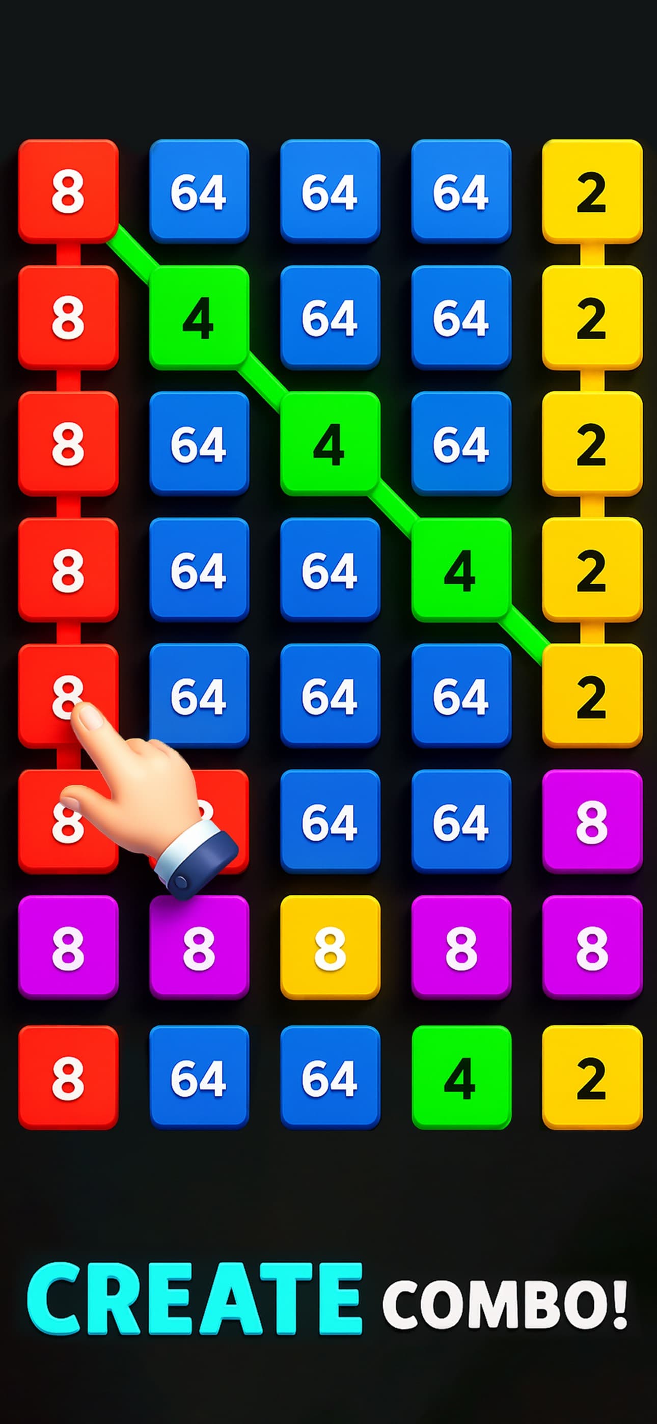 2244 Number Merge: Puzzle Game screenshot 2 - screenshot