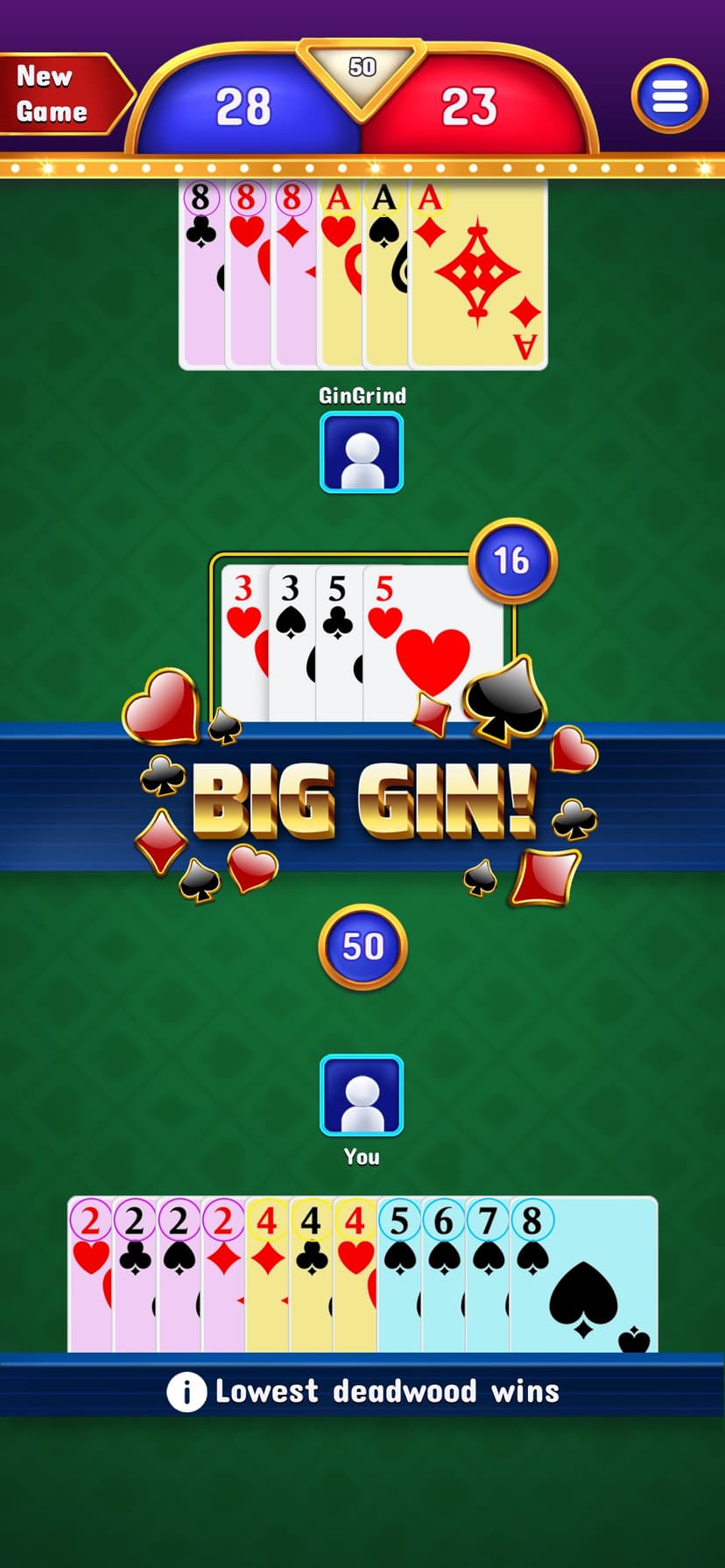 Gin Rummy - Classic Cards Game screenshot 4 - screenshot