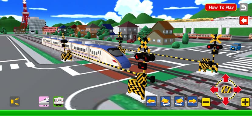 Railroad Crossing Train 3D screenshot 1 - screenshot