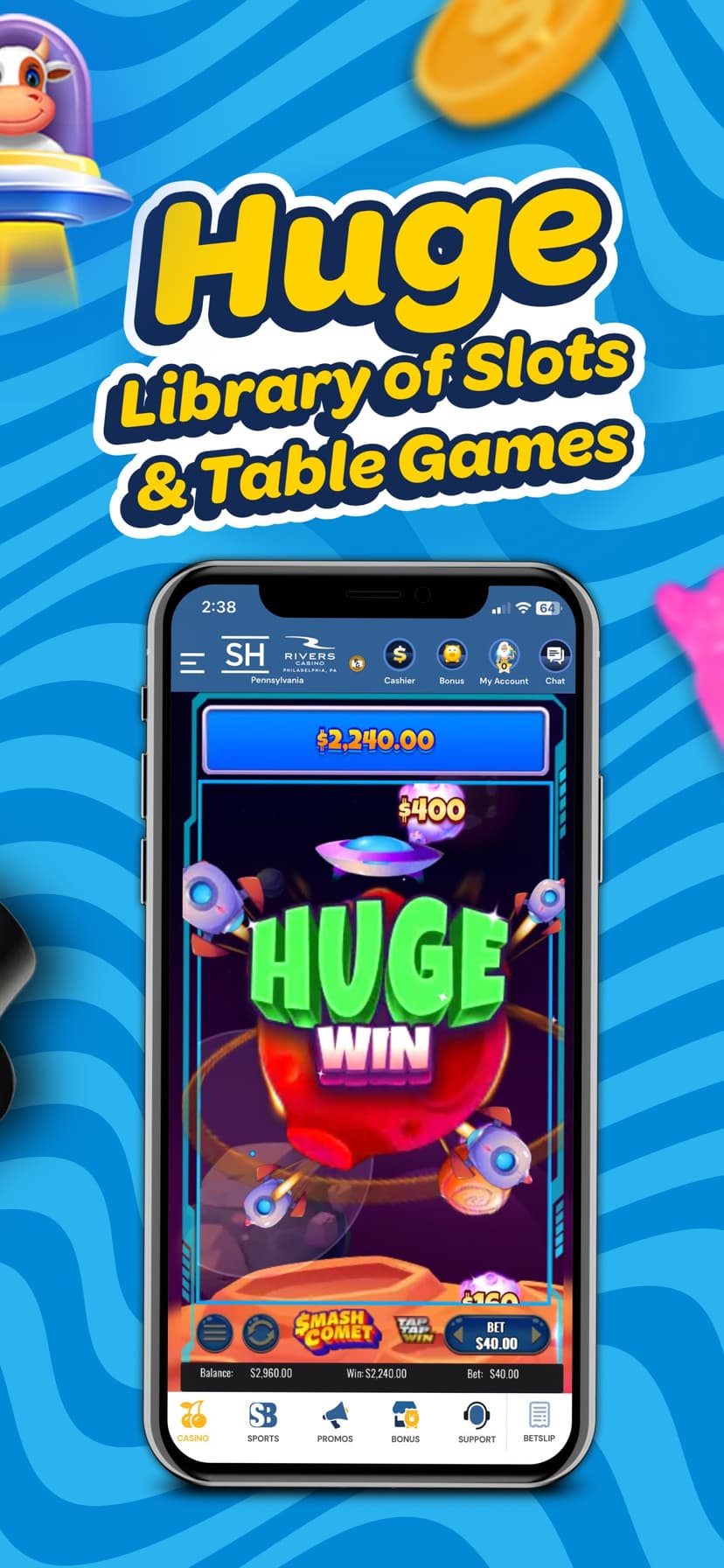 PlaySugarHouse Casino & Sports screenshot 2 - screenshot