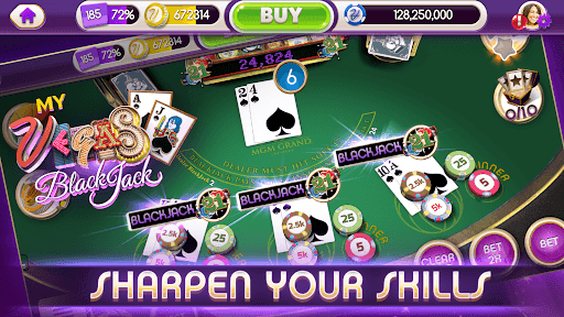 MyVEGAS BlackJack 21 Card Game screenshot 1 - screenshot