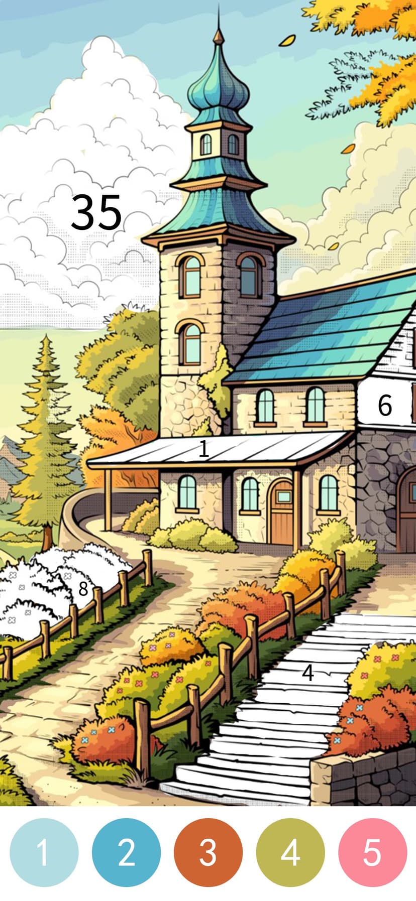 Vivid Color Paint By Number screenshot 6 - screenshot