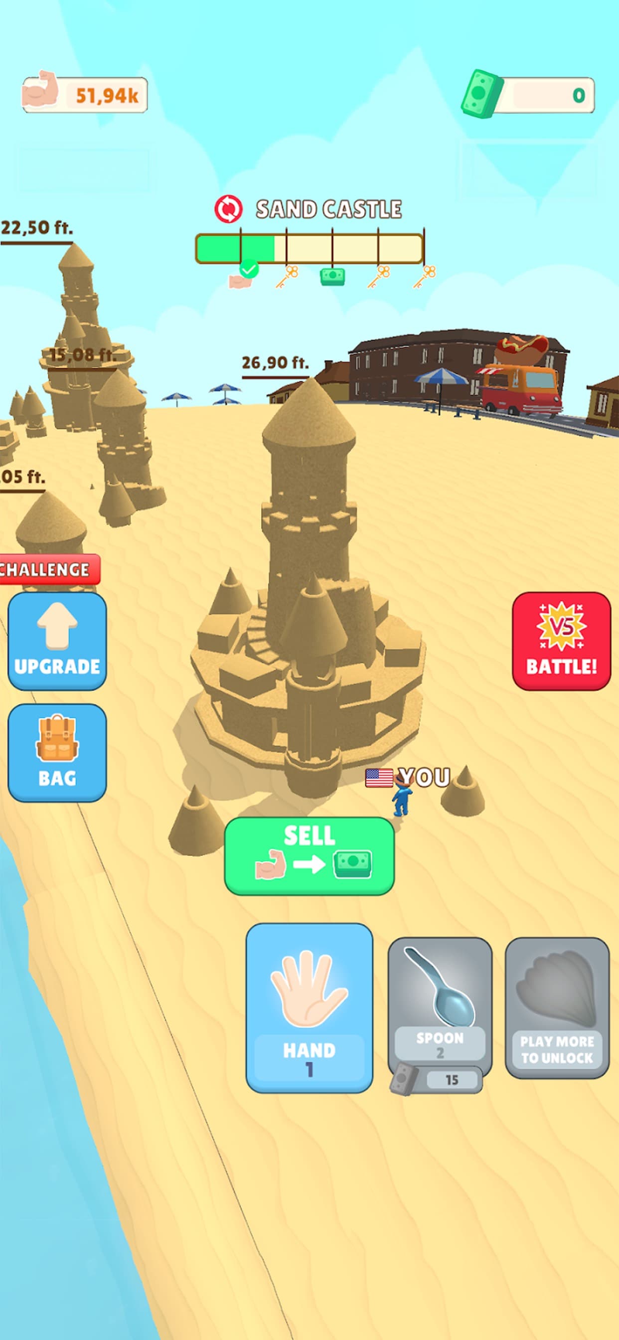 Sand Castle: Tap & Build screenshot 2 - screenshot
