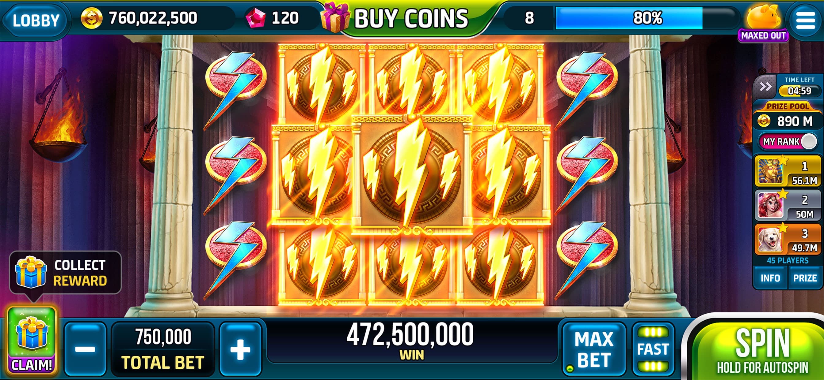 Lightning Slots ™ Cash Casino screenshot 2 - screenshot
