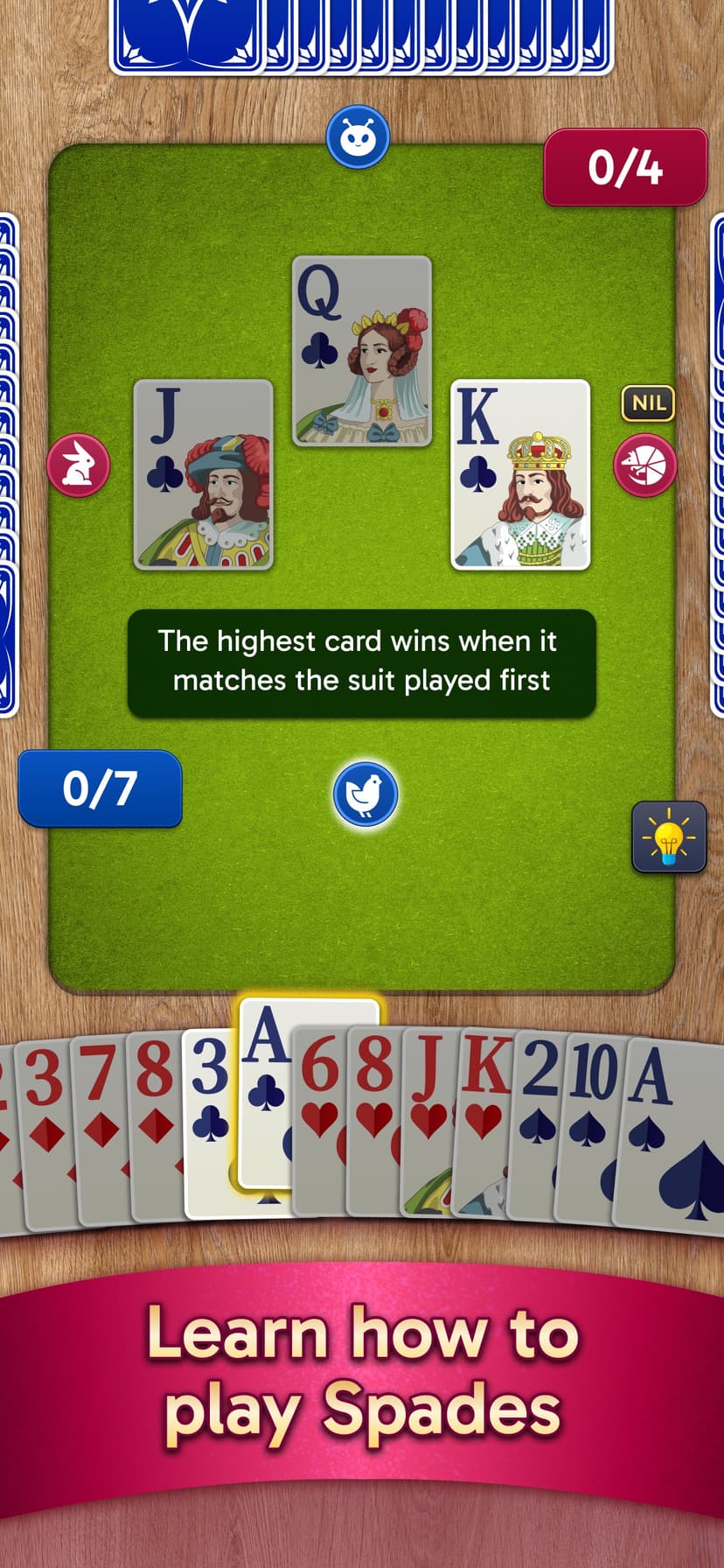 Spades Stars - Card Game screenshot 1 - screenshot