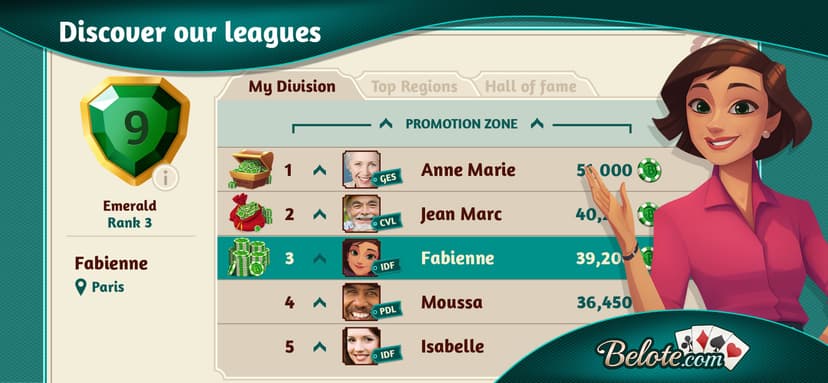 Belote.com - Coinche & Belote screenshot 4 - screenshot