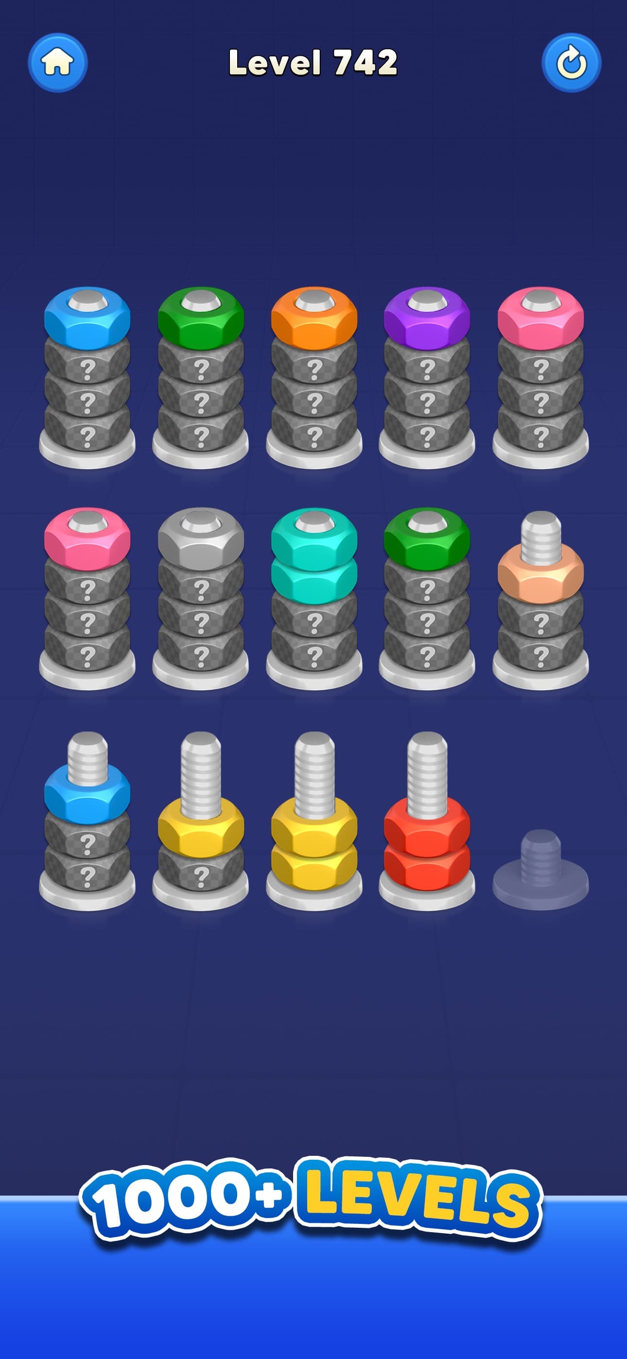 Nut Sort: Color Sort Master screenshot 3 - screenshot