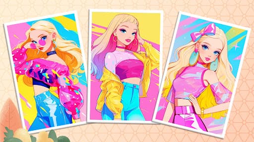 Doll Color: Princess Coloring screenshot 6 - screenshot