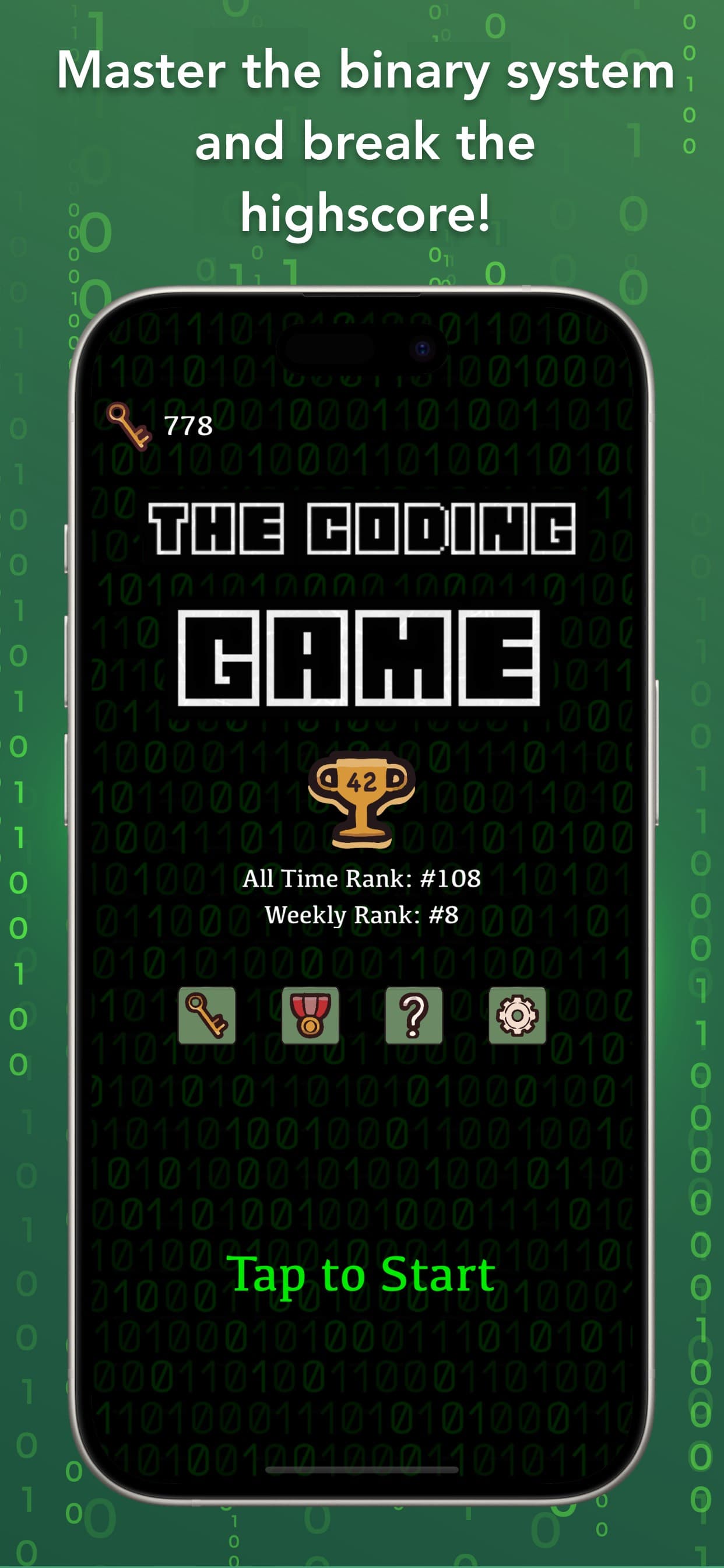 Coding Game - Binary Hacker screenshot 1 - screenshot