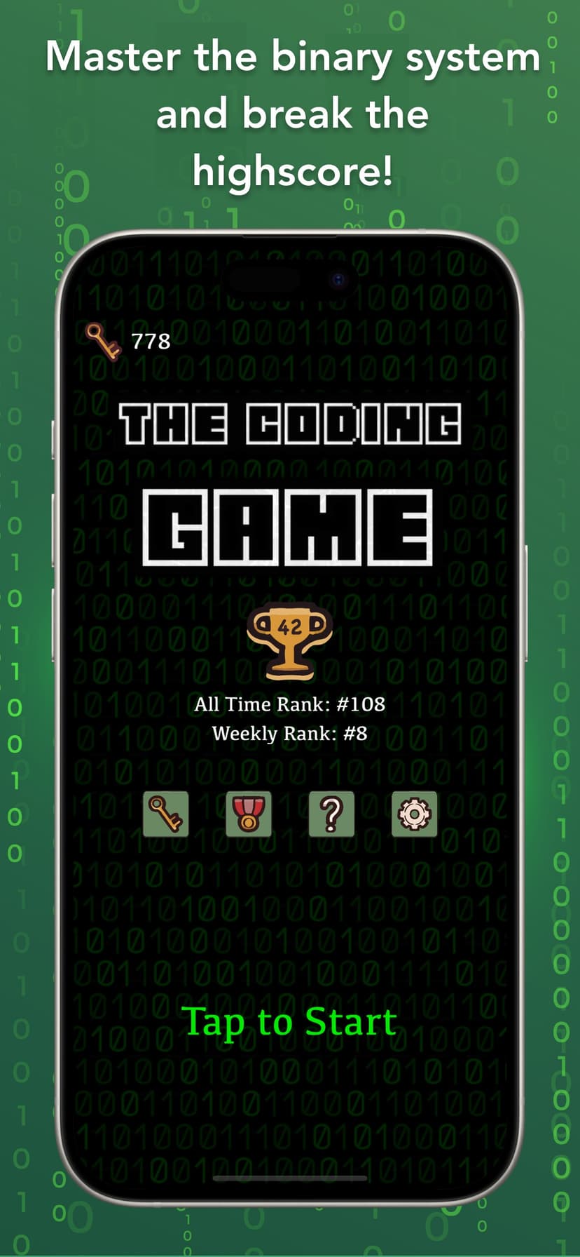 Coding Game - Binary Hacker screenshot 1 - screenshot