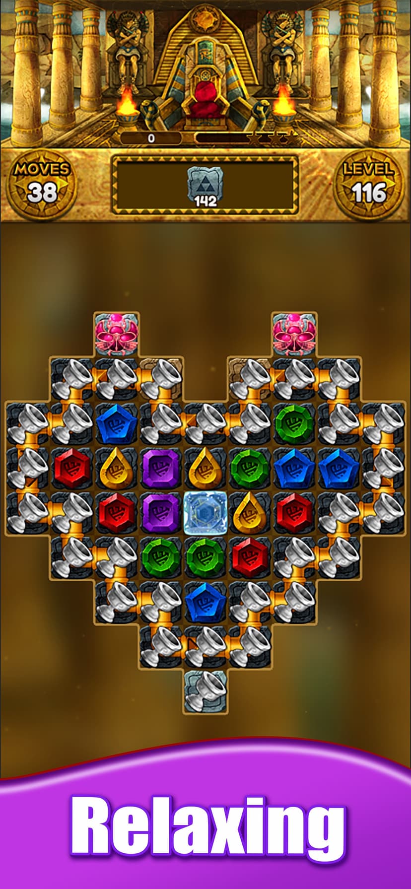 Jewel Queen: Puzzle Match 3 screenshot 6 - screenshot