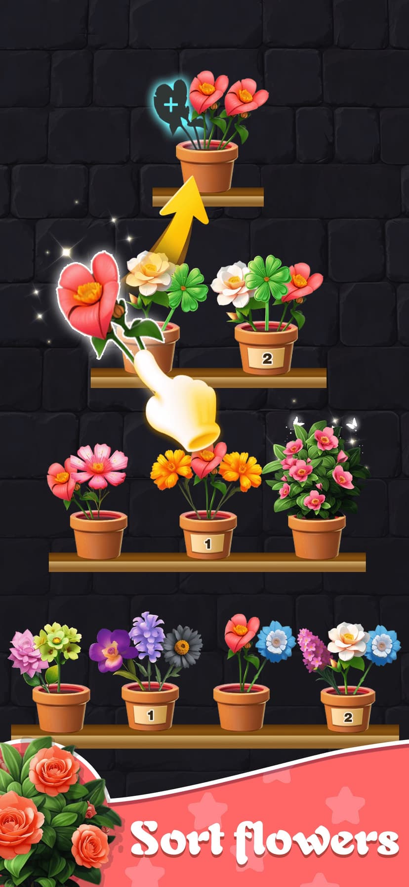 Flower Triple Sort:Blossom 3D screenshot 4 - screenshot