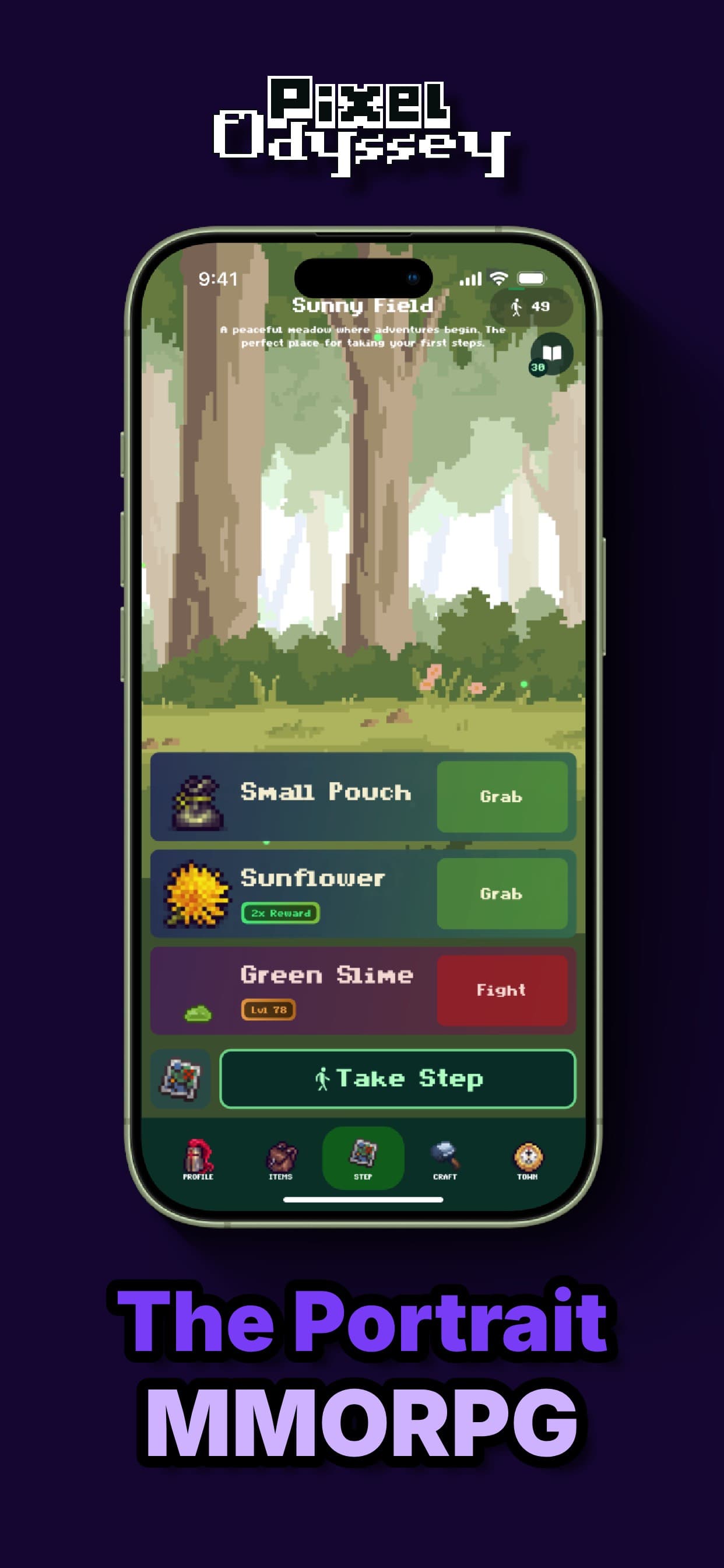 Pixel Odyssey: Simple MMORPG screenshot 1 - screenshot