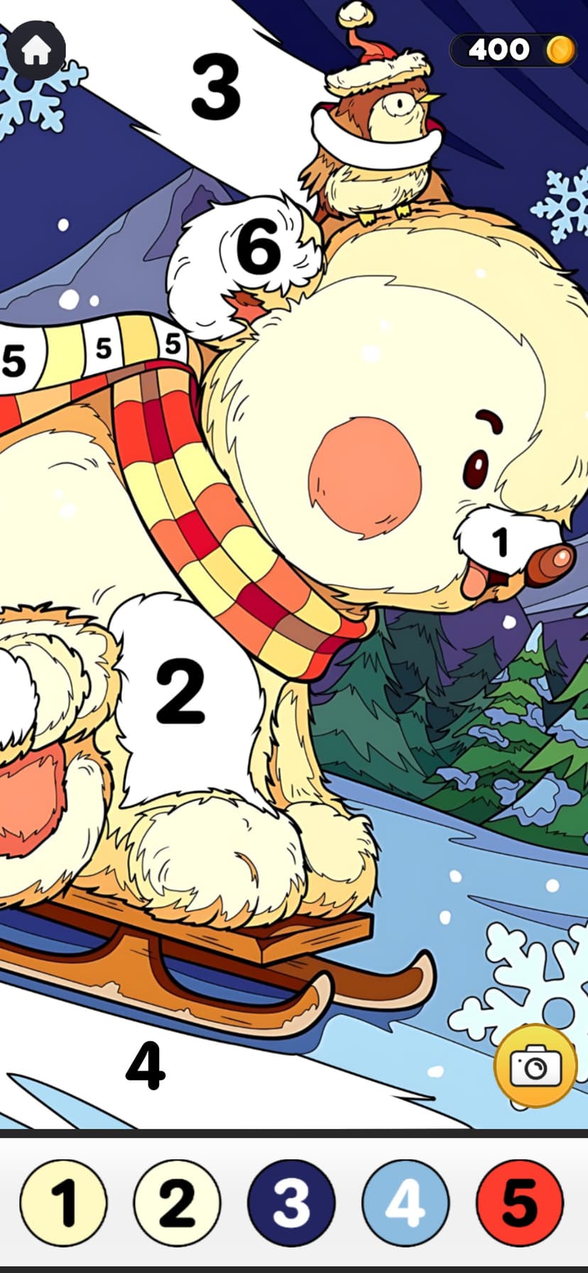 Christmas Coloring By Numbers screenshot 5 - screenshot