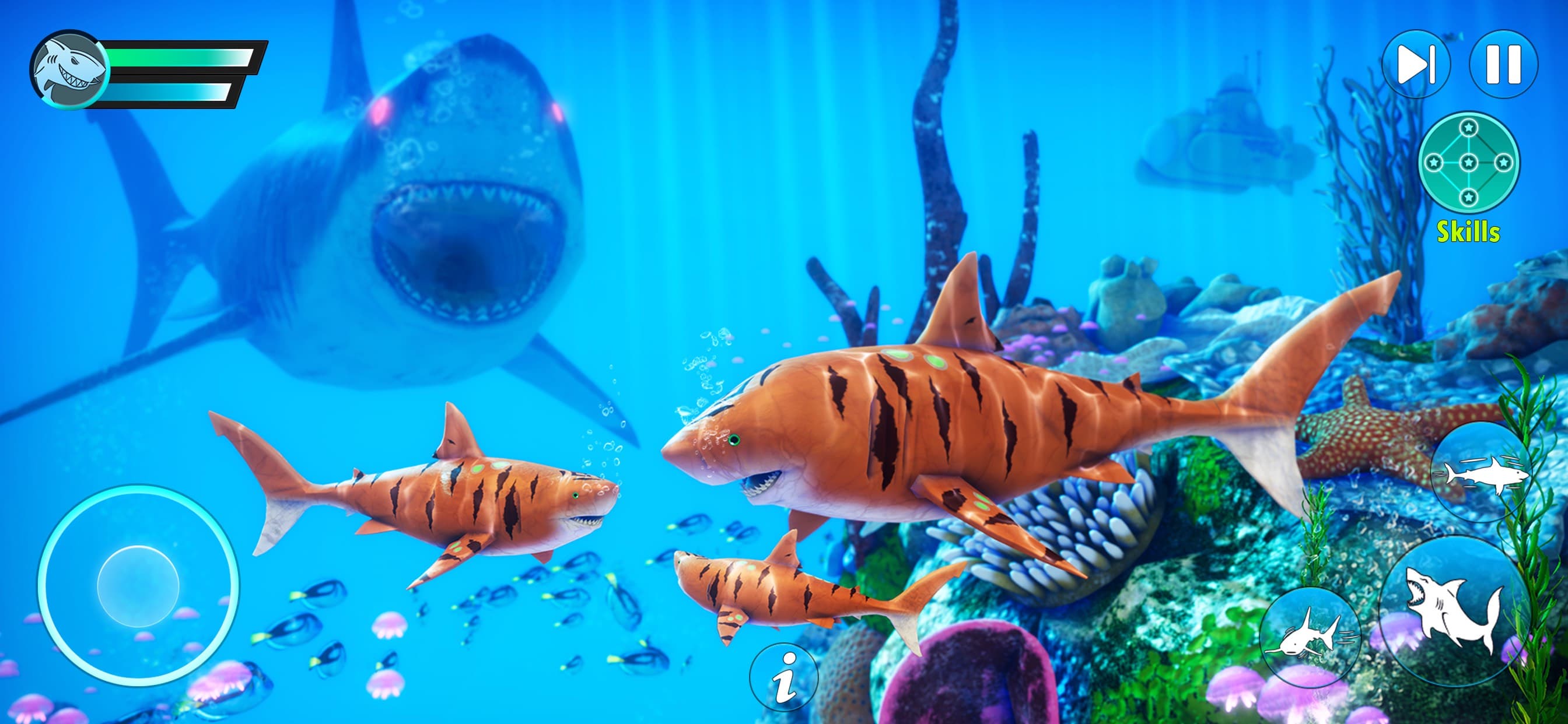 Survival Underwater Shark Game screenshot 5 - screenshot