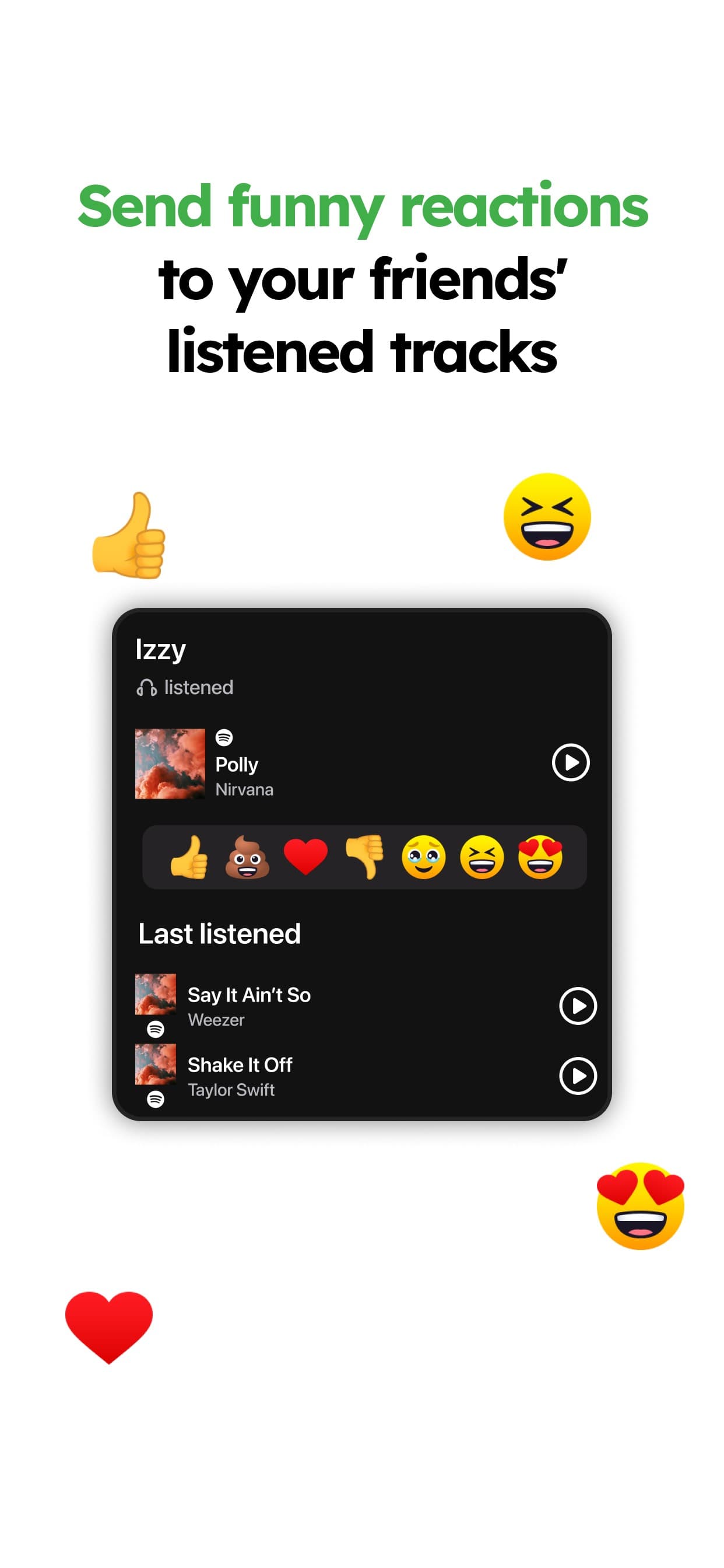 MUBR - see what friends listen screenshot 3 - screenshot