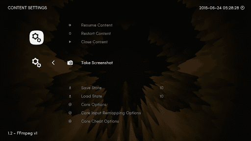 RetroArch screenshot 14 - screenshot