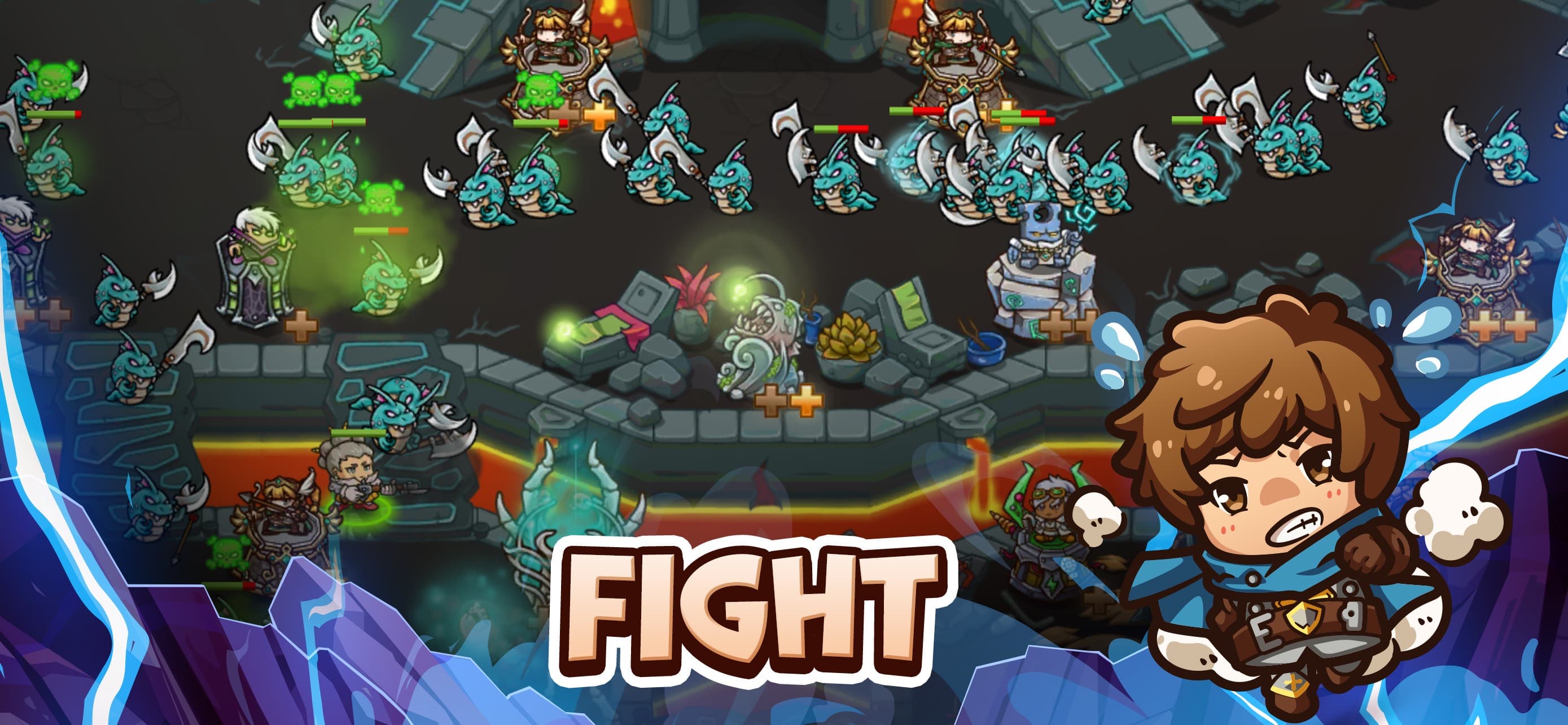 Crazy Defense Heroes: RPG TD screenshot 3 - screenshot