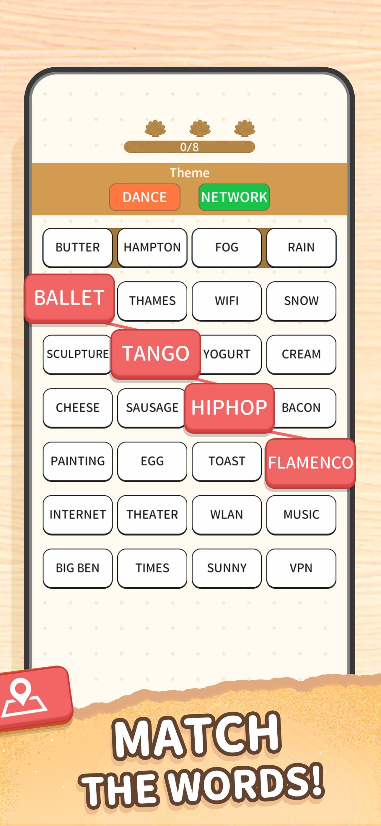 Association Sort -Connect Word screenshot 4 - screenshot