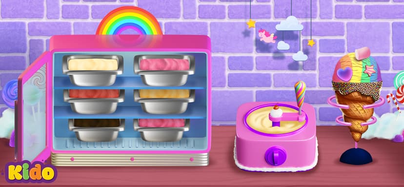 Ice Cream Making Game For Kids screenshot 3 - screenshot