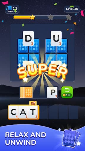 Word Solitaire-Unscramble Puz screenshot 2 - screenshot