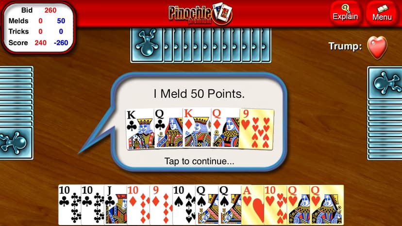 Pinochle HD screenshot 3 - screenshot