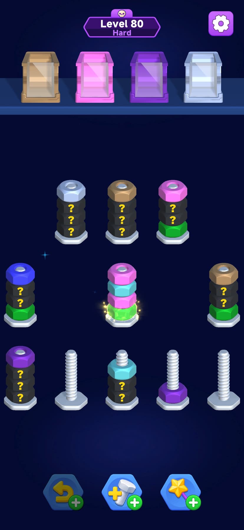 3D Nuts Sort screenshot 6 - screenshot