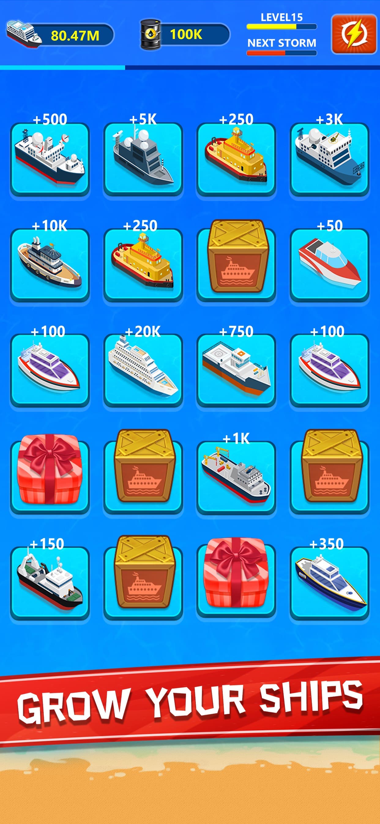 Merge Ship - Idle Tycoon Game screenshot 3 - screenshot
