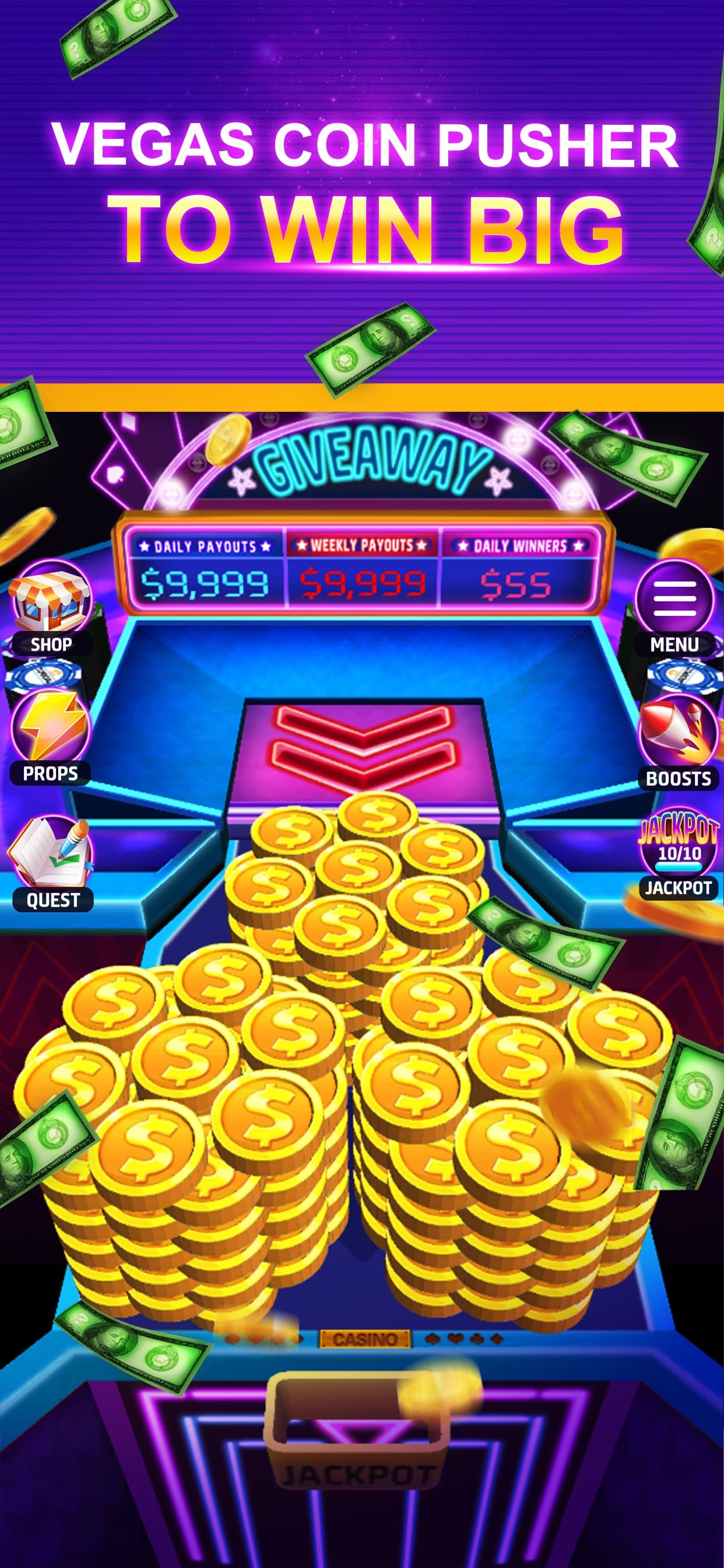 Cash Pusher:Lucky Coin Casino screenshot 1 - screenshot