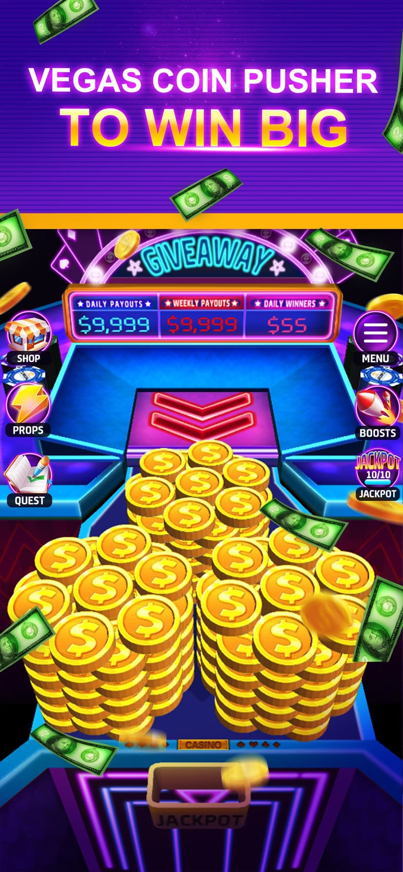 Cash Pusher:Lucky Coin Casino screenshot 1 - screenshot
