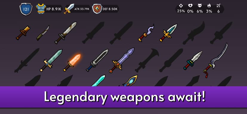 Knight Hero Adventure idle RPG screenshot 6 - screenshot