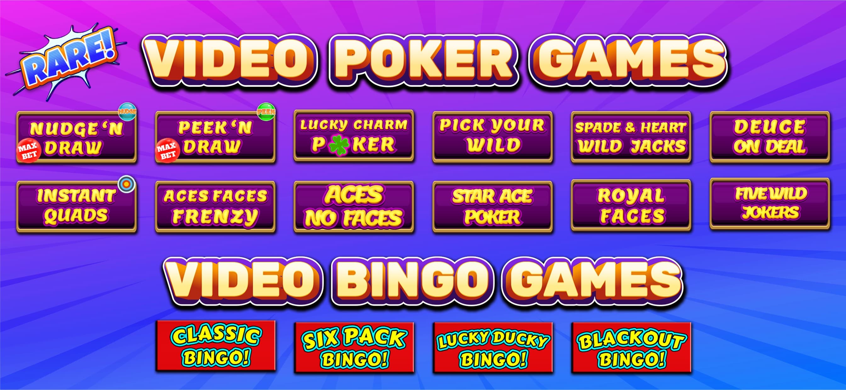 Multi Hand Video Poker & Bingo screenshot 1 - screenshot